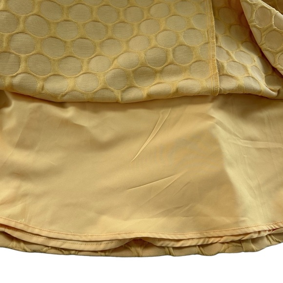 EVA MENDES Mustard Yellow Sleeveless Flare Bottom NEW Midi Dress 16 - Picture 7 of 8